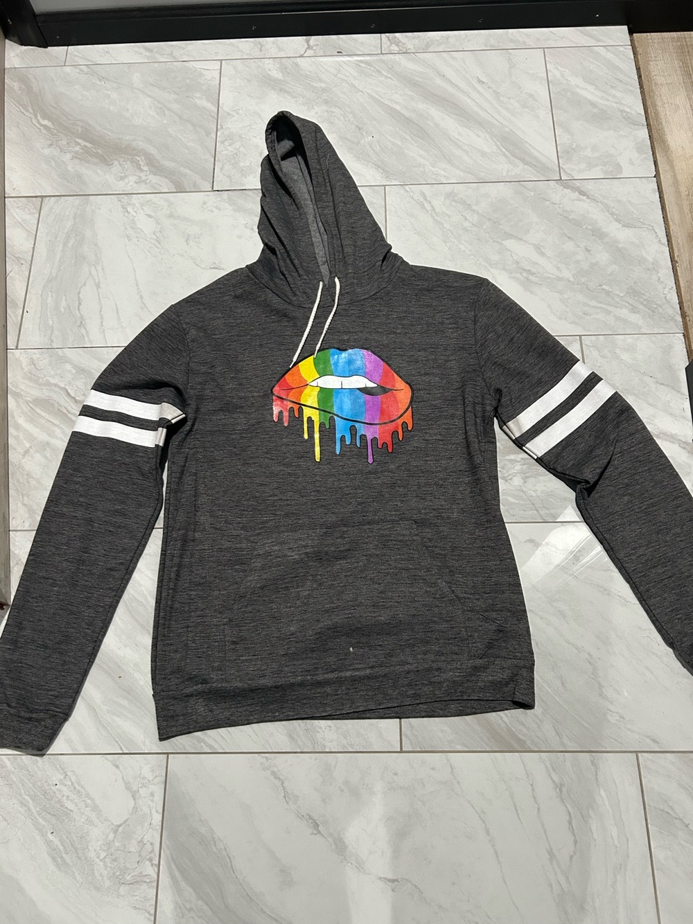 Vintage tee hoodie